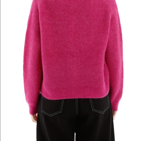 GANNI Ribbed Knitted Cardigan - Picture 2 of 5